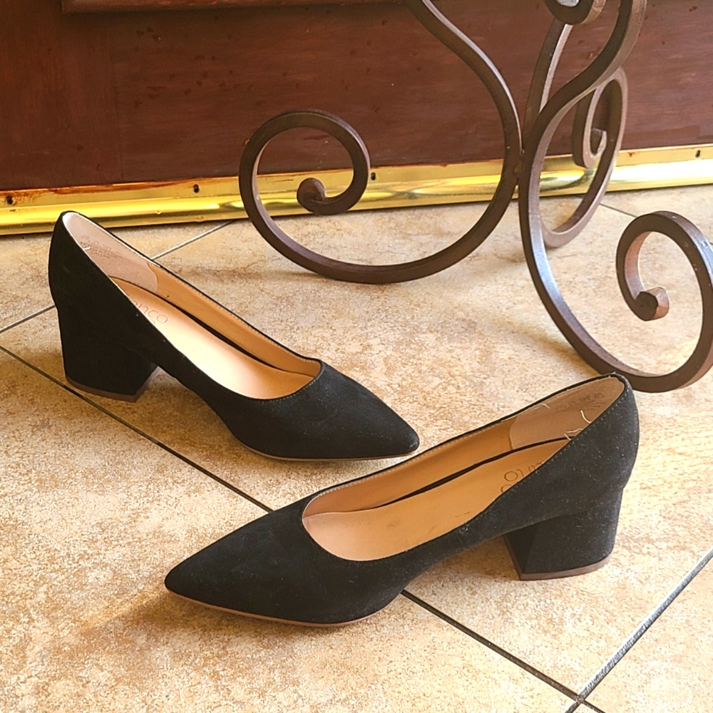 Franco sarto black heels